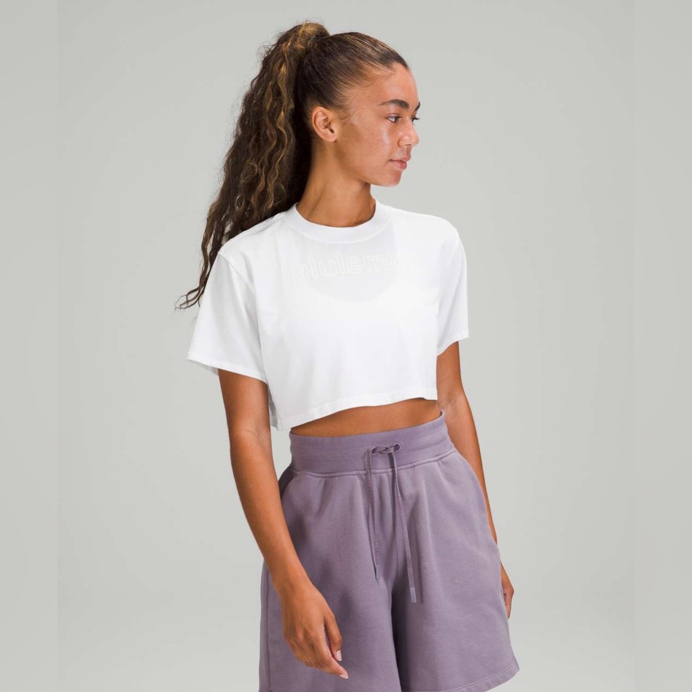 All Yours Crop Tee *Graphic size 8